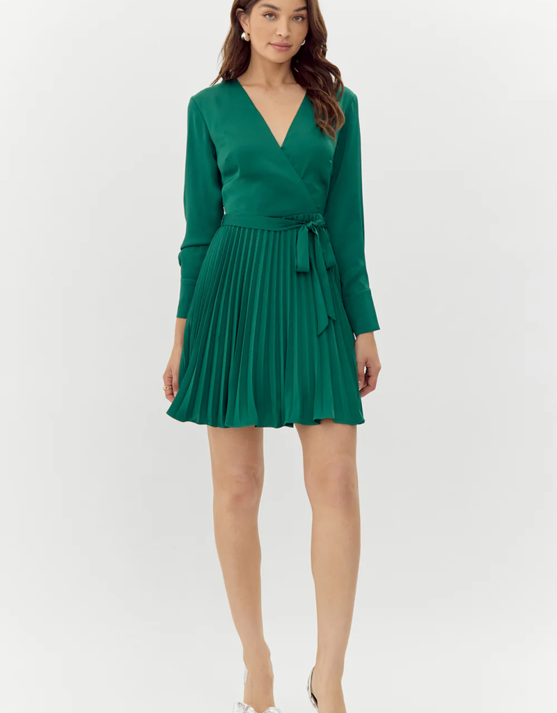 Adelyn Rae Susie Pleated Dress