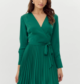 Adelyn Rae Susie Pleated Dress *Only One Left - XL*