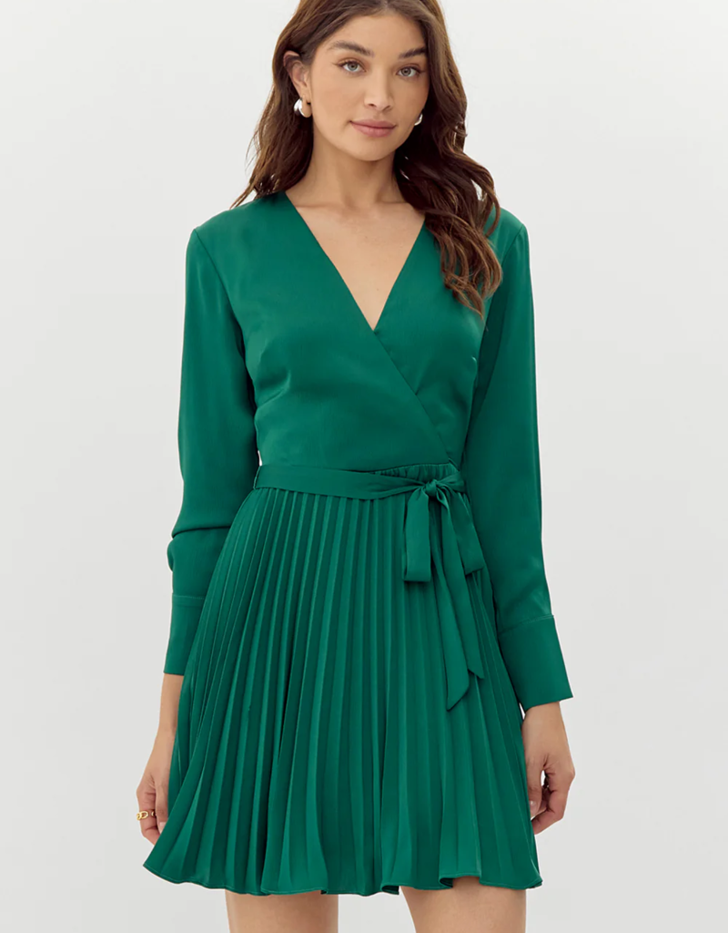 Adelyn Rae Susie Pleated Dress