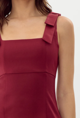 Adelyn Rae Karissa Bow Detail Midi Dress (FINAL SALE)