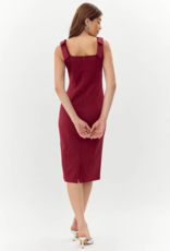 Adelyn Rae Karissa Bow Detail Midi Dress (FINAL SALE)