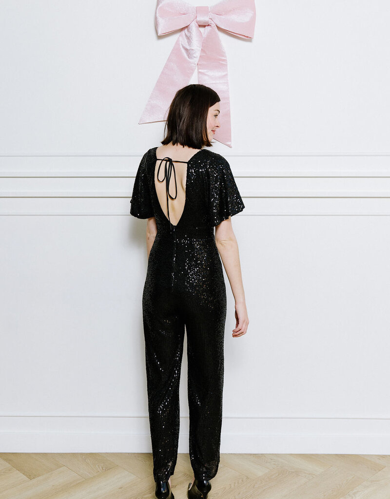 Molly Bracken Elana Sequined Jumpsuit
