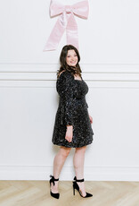 Molly Bracken Lolita Sequin Mini With Puffed Sleeves (FINAL SALE)