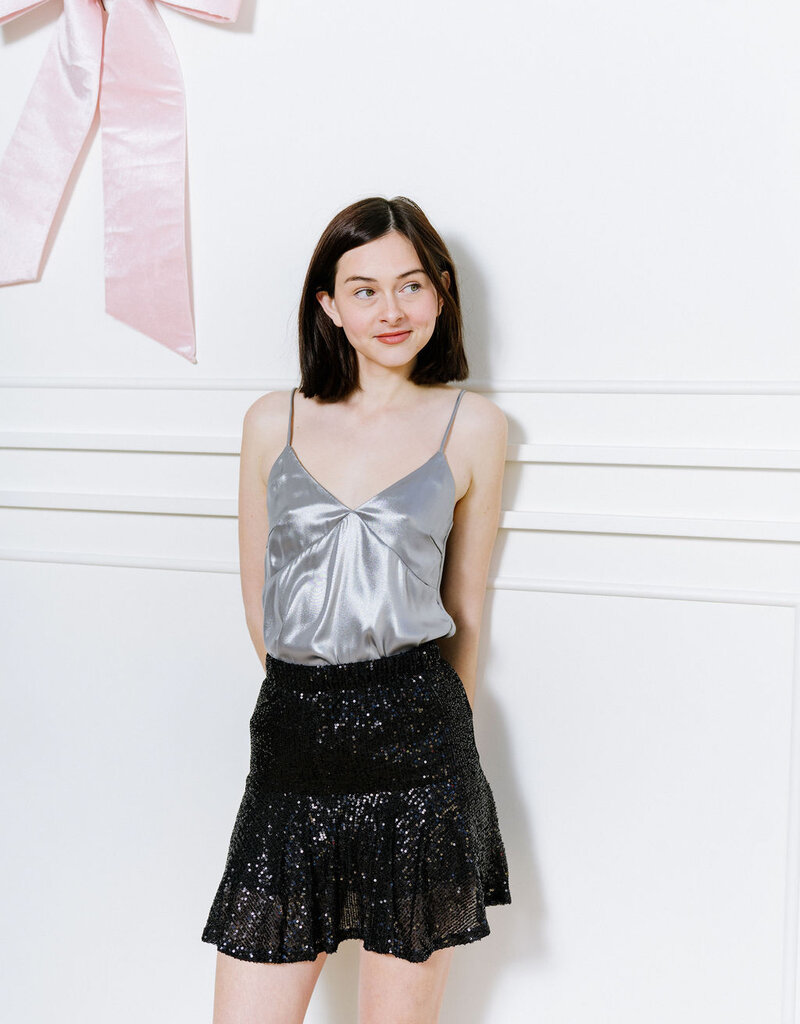 Part Two Makaya Satin Tank Top
