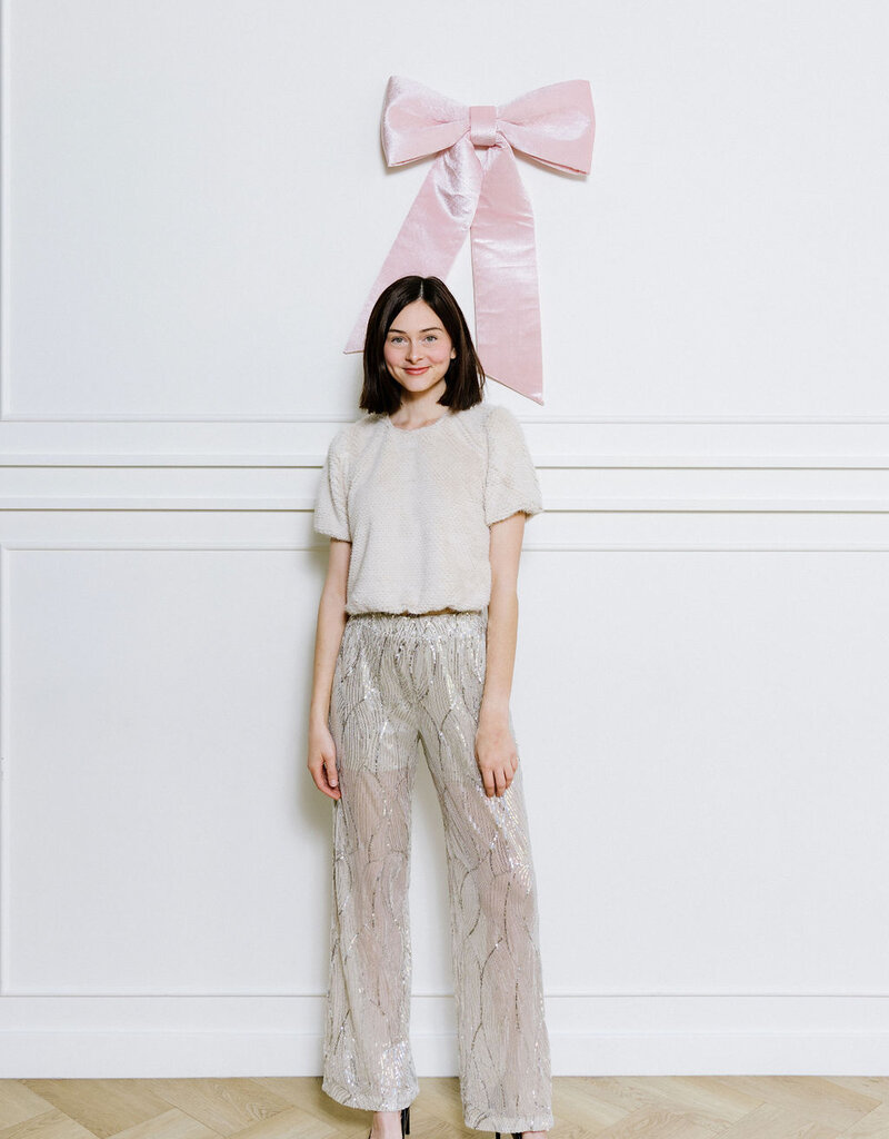 Vero Moda Ellen Wide Leg Sequin Pant