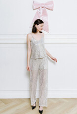 Vero Moda Ellen Wide Leg Sequin Pant