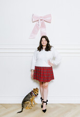 Cream Frosty Knit Pullover With Brooch (FINAL SALE)
