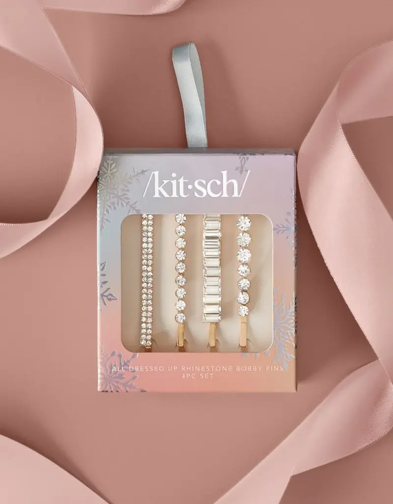 Kitsch All Dressed Up Rhinestone Bobby Pin Boxed Set