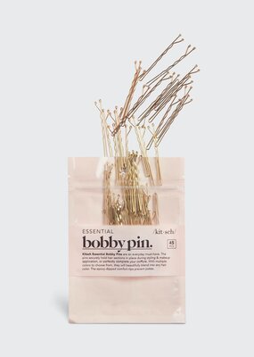 Kitsch Essential 45pc Bobby Pin Pack in Black, Blonde and Brown