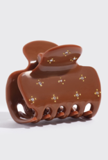 Kitsch Recycled Plastic Rhinestone Puffy Claw Clip