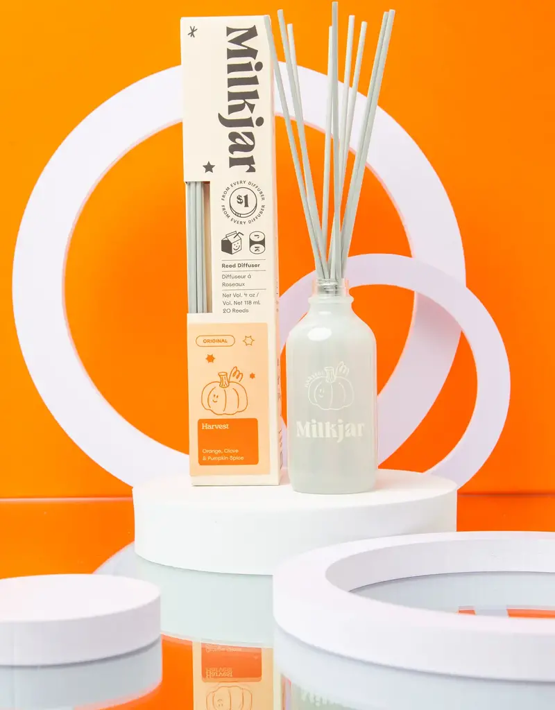 Milk Jar Milk Jar Diffuser - Harvest 4 oz.