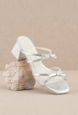 Oasis Society The Maci Strappy Heels with Bow