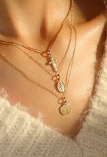 Leah Alexandra Guardian Angel Necklace - Gold Fill