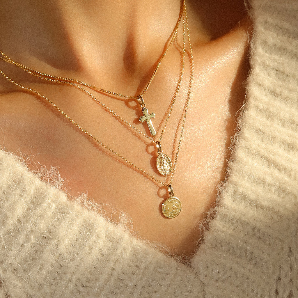 Guardian Angel Necklace - Gold Fill - Adorn Boutique