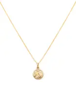 Leah Alexandra Guardian Angel Necklace - Gold Fill