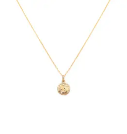 Leah Alexandra Guardian Angel Necklace - Gold Fill