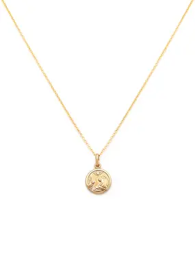 Leah Alexandra Guardian Angel Necklace - Gold Fill