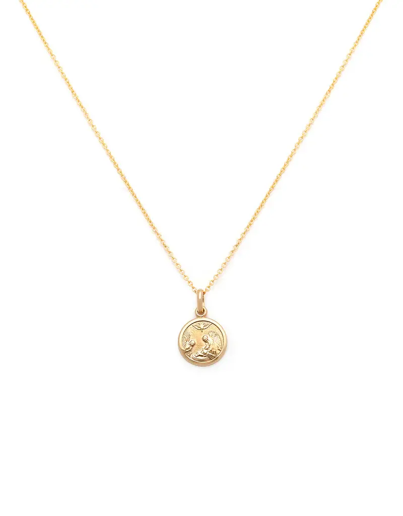 Leah Alexandra Guardian Angel Necklace - Gold Fill