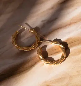 Leah Alexandra Twist Hoops