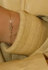 Leah Alexandra Love Me Knot Bracelet 10K Gold