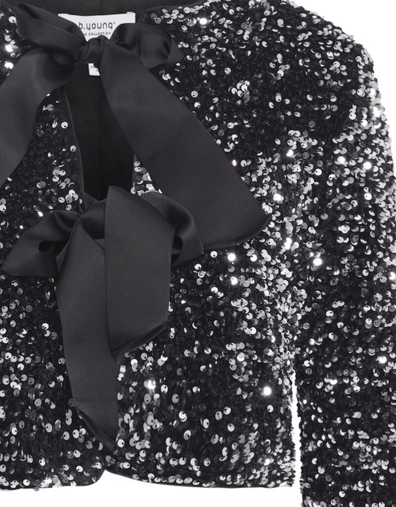 B.Young Paillet Bow Jacket