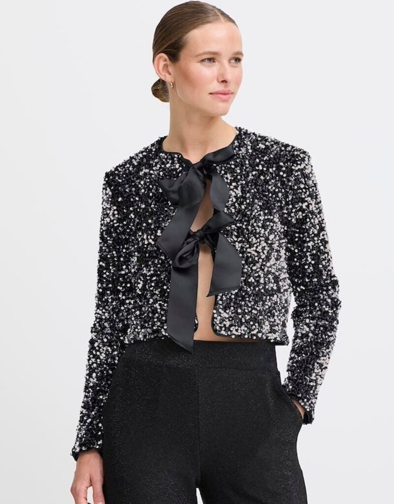 B.Young Paillet Bow Jacket