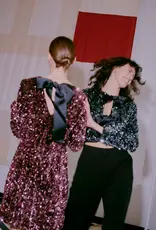 B.Young Paillet Bow Dress