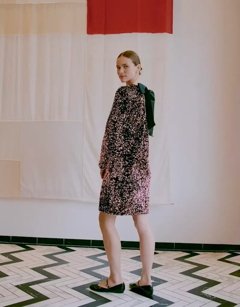 B.Young Paillet Bow Dress