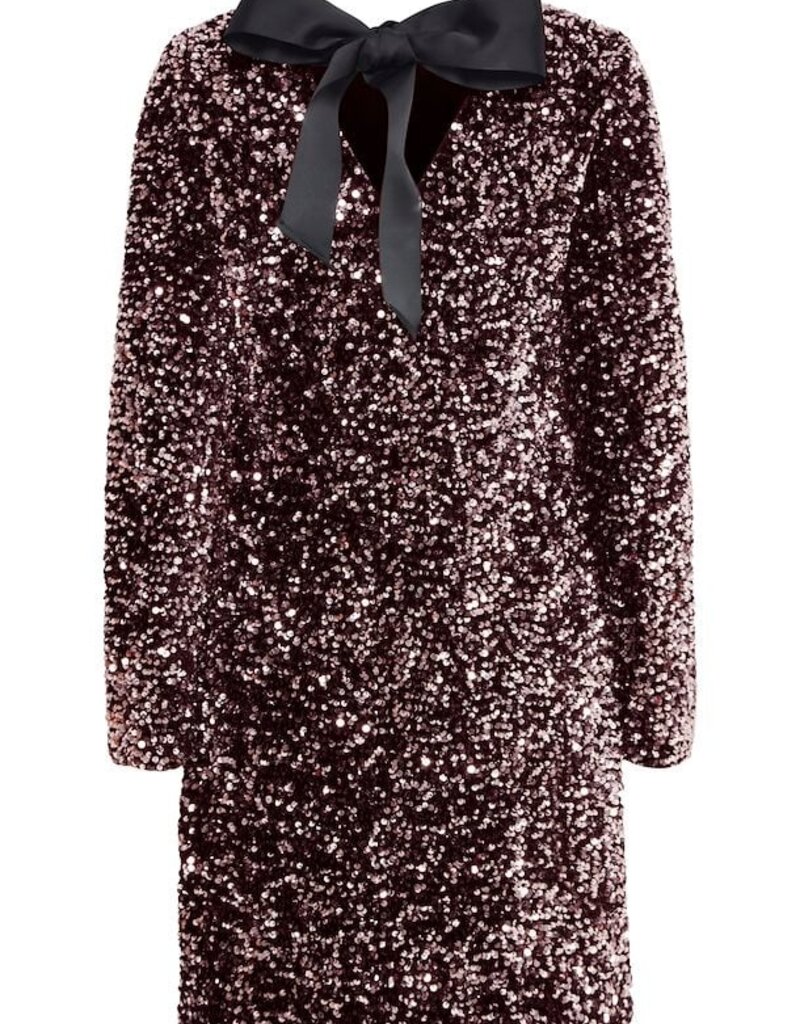 B.Young Paillet Bow Dress