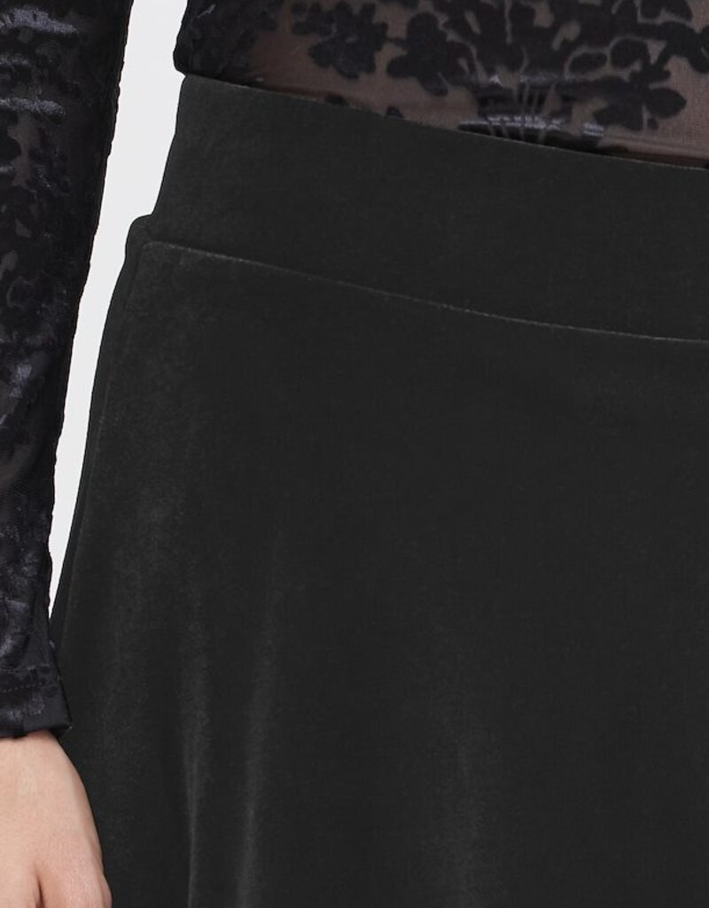 B.Young Perlina Velvet A-Line Skirt