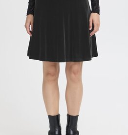 B.Young Perlina Velvet A-Line Skirt