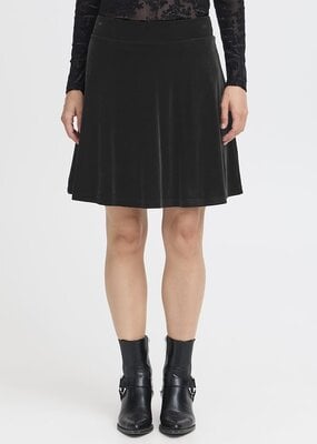 B.Young Perlina Velvet A-Line Skirt