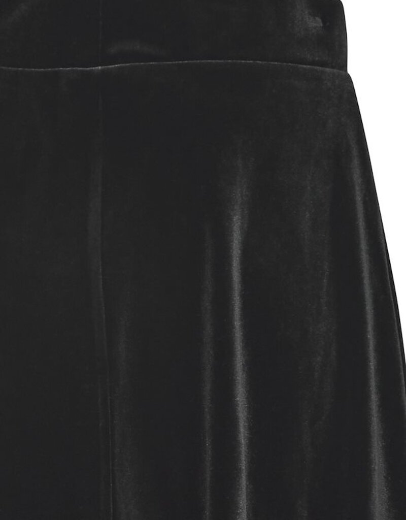 B.Young Perlina Velvet A-Line Skirt