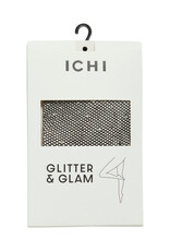 ICHI Accessories Bethy Fishnet Glitter Tight