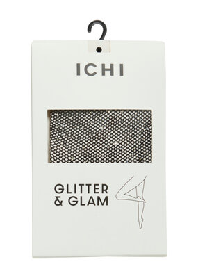 ICHI Accessories Bethy Fishnet Glitter Tight