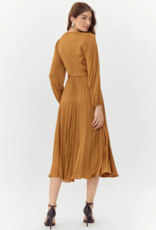 Adelyn Rae Imani Pleated Midi Dress