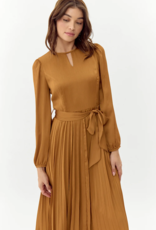 Adelyn Rae Imani Pleated Midi Dress