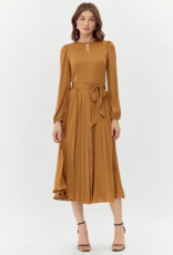 Adelyn Rae Imani Pleated Midi Dress