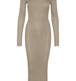 InWear Thani Sheer Ribbed Shimmer Dress