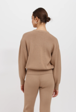Brunette the Label Olivia Ribbed Knit Crew