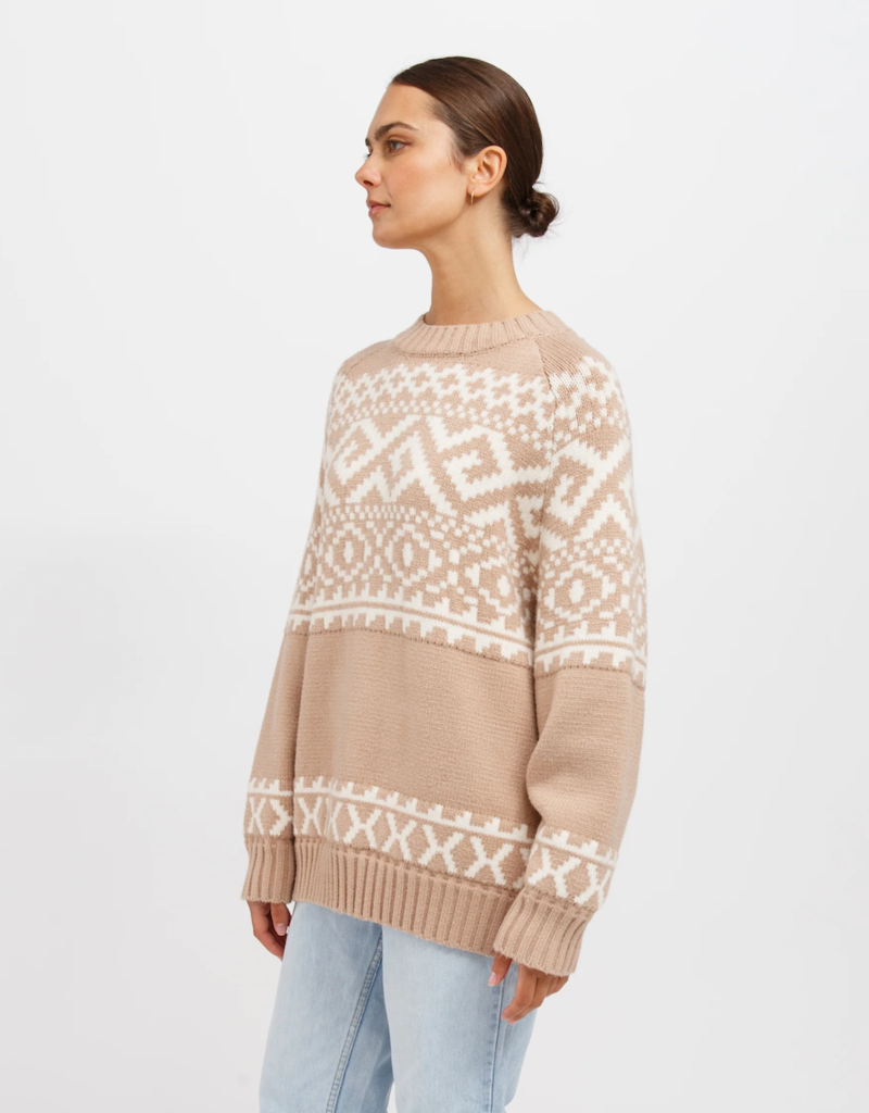 Brunette the Label Fair Isle Sweater
