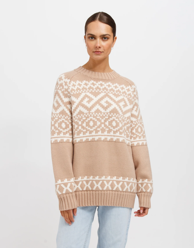 Brunette the Label Fair Isle Sweater