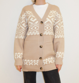 Brunette the Label Brunette the Label - Fair Isle Cardigan