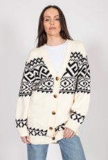 Brunette the Label Fair Isle Cardigan