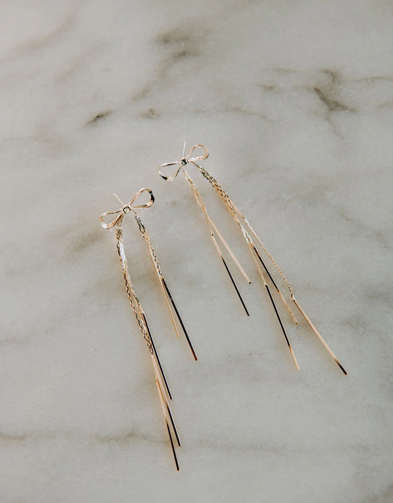 Luna & Stone Blair Bow Earrings
