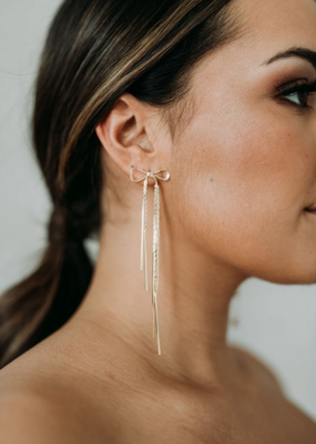 Luna & Stone Blair Bow Earrings
