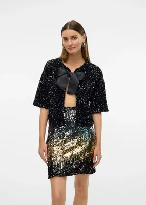 Vero Moda Etta Sequin Bow Cover Up