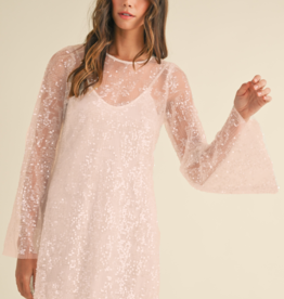 Mable Sydney Sequin Overlay Mini Dress