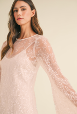 Mable Sydney Sequin Overlay Mini Dress