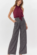 Greylin Nyla Satin Halter Top